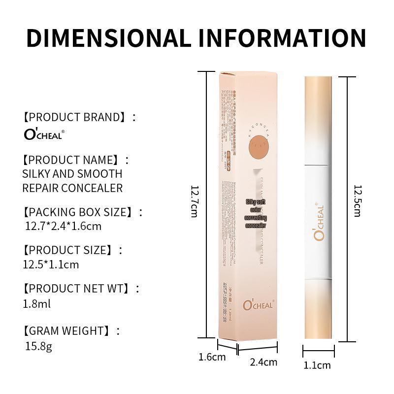 High-Coverage Concealer: Cream for Spots & Acne, Highly Recommended by Makeup Pros. Giant Stick for Easy Application.