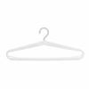 Towa Sangyo Laundry Hanger, White, Approx. 19.5 X 46 X 1 Cm, UD Bathroom Drying Hanger for Bath Towels, Fits Large Bath Towels, Includes Clips