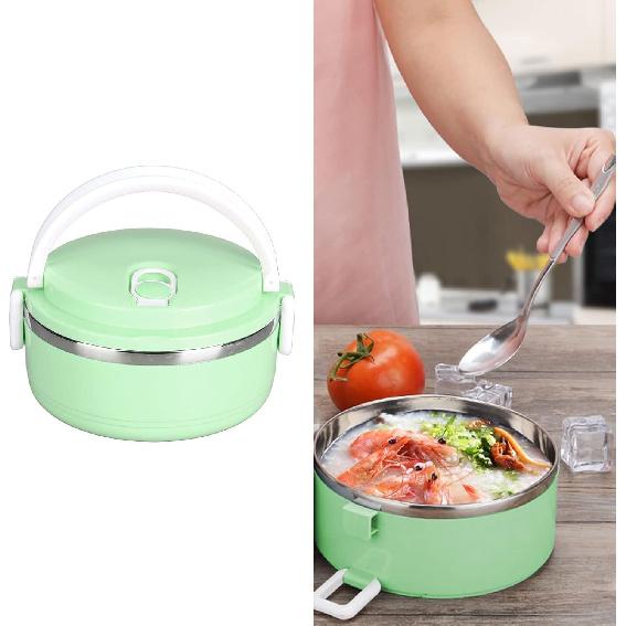 LIZEALUCKY Thermal Lunch Box - Stackable Insulated Hot Food Containers, 304 Stainless Steel