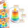 New Classic Baby Toy Set Ring Tower With Wobbly Function Stacking Fun Plastic/plastic 21.5*12.5*13.5