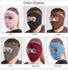 Winter Fleece Gesichtsschutz Mütze mit Brille Antibeschlag Winddicht Warm Ski Radfahren Maske Atmungsaktiv Outdoor Sport Sturmhaube Unisex