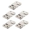 10pcs Quick Installation Stainless Steel Wall Hook Easy Installation Hanging Buckles For Furniture Picture Frame