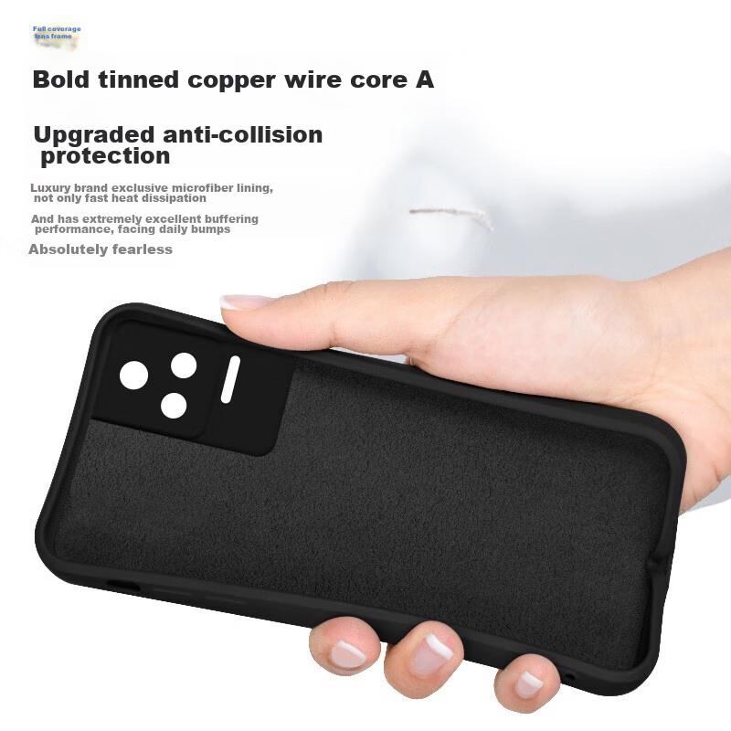 Phone Case for Redmi K50/K50 Pro, Protective Cover for Redmi K50/K50 Pro, Shockproof Ultra-Thin Soft Elegant BlackUpgraded Cloud-Feel Silicone