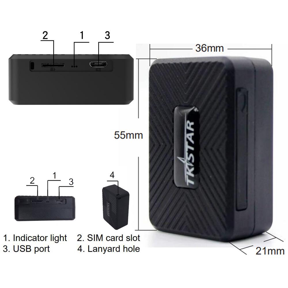 TK913 Portable GPS Tracker for Luggage, Elderly, Children, and Vehicles with Magnet—No Installation Needed.