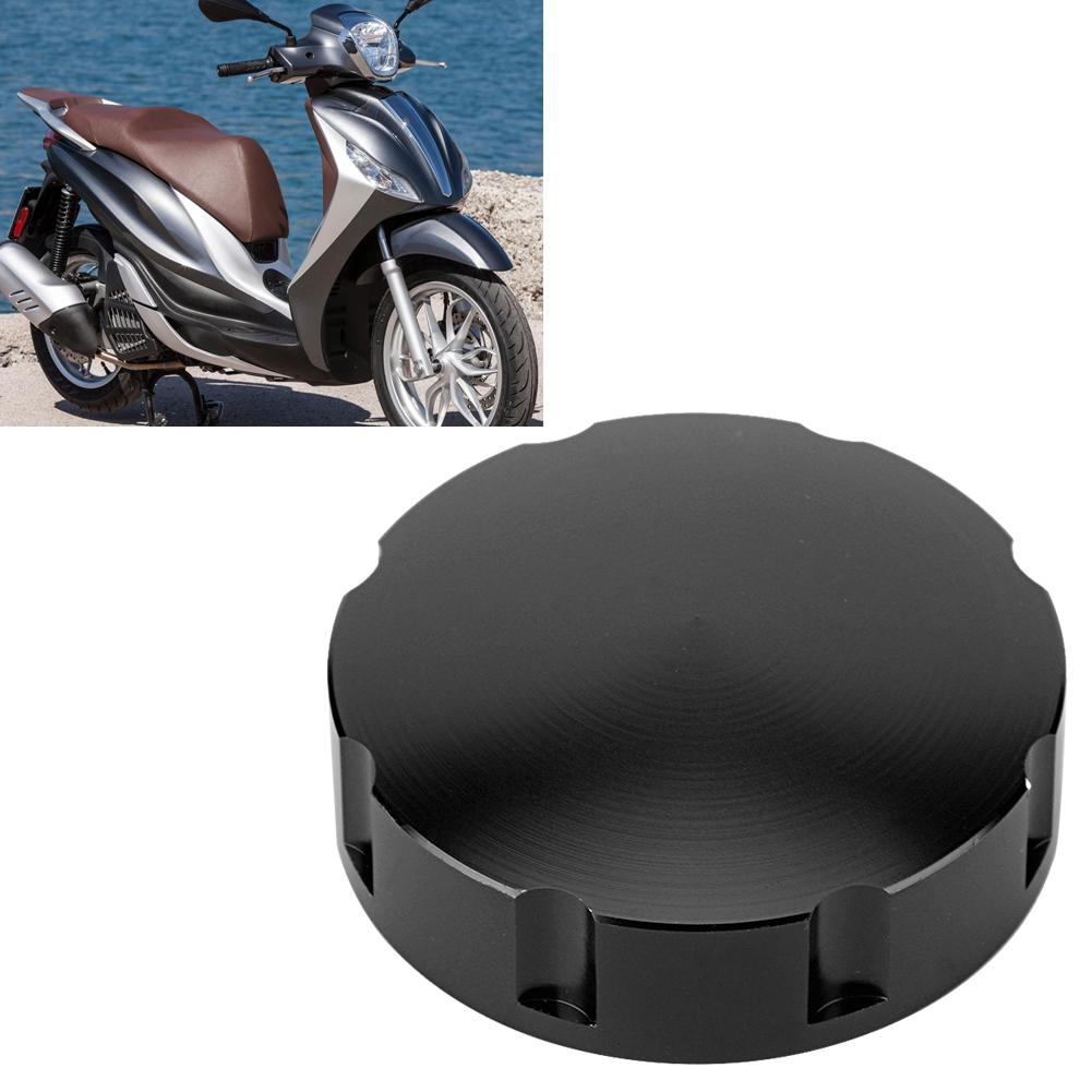 Aluminum Fuel Tank Cap Cover Modified Accessory Fit for Piaggio Vespa GTS GTV LX Primavera SprintBlack