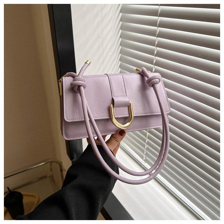 

Інтернет-сумка-текстура знаменитостей жіноча 2024 нова модна іноземна стильна корейська версія сумка через пахву модна іноземна стильна невелика сумка фіолетовий