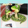 Snake Plush Toy With Pp Cotton Filling Soft Stuffed Animal For Kids Bedroom Decor