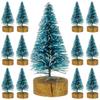 24Pcs Mini Christmas Tree Decor Versatile Beautiful Festive Atmosphere Enhancer for Home Gathering Christmas Ornament
