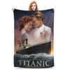 Titanic Romantic Movie Blankets Flannel Decoration Love Story Ocean Multi-function Ultra-Soft Throw Blankets Bedding Bedspread