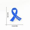 Stylish Hope Letter Ribbon Brooch Versatile Ribbon Pin Gift for Everyday Wear and Gift Giving In Sturdy Alloy Design