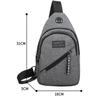 2026 Men's Chest Bag Oxford Cloth Chest Bag Men And Women Shoulder Bag Outdoor Sports Messenger Bag Men's Oxford Cloth Chest Bag