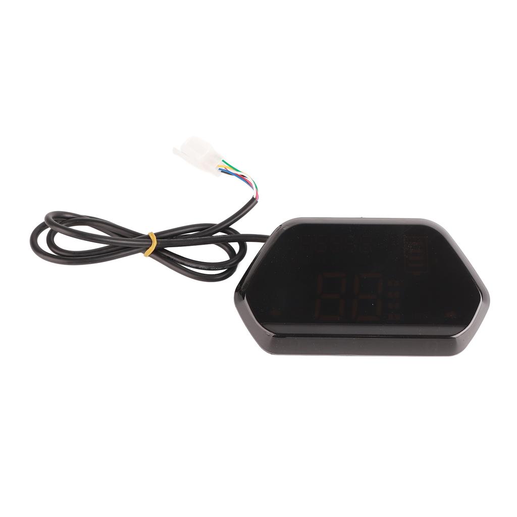 60V Speedometer Odometer Tachometer Digital LCD Display Universal for Electric Motorcycle