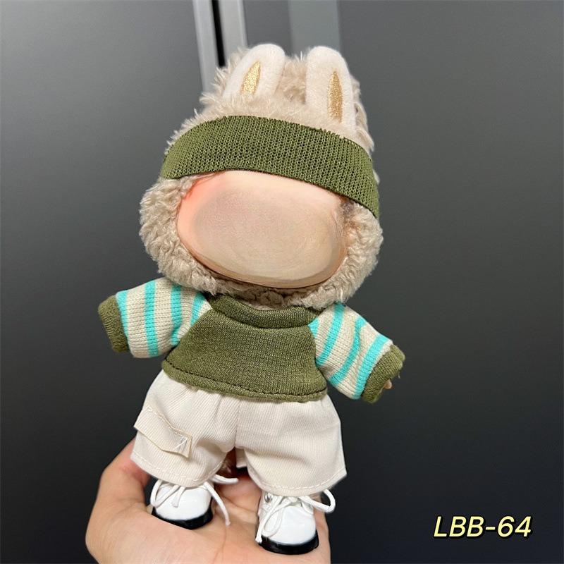 Nadaje się tylko dla 17cm Labubu Cloth, lalek winylowych, pluszaków i innych ubrań do noszenia