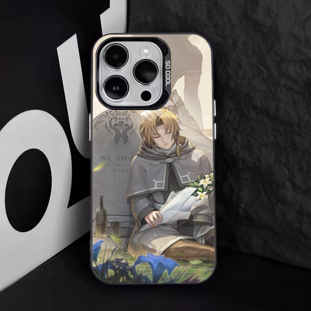 Anime M-Mushoku T-Tensei Phone Case For iPhone 17,16,15,14,13,12,11,Pro,Max,Plus,E,Air,Mini Black Tpu Cover