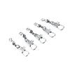 100 x Brass Barrel Swivel Fishing Pin Connector B Solid Rings w  Interlock Snap