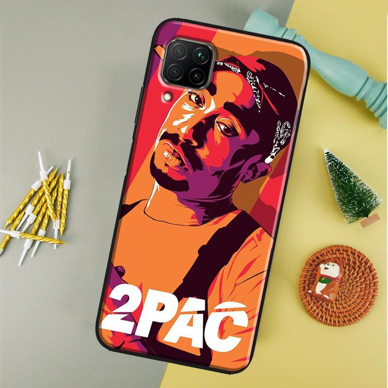 2Pac Makaveli Tupac Amaru Shakur For Huawei Nova 12i 11i 8i 12s 9 10 SE Y90 Y60 Y70 Y72 Y61 Y91 P20 P30 P40 Lite P60 Pro Case