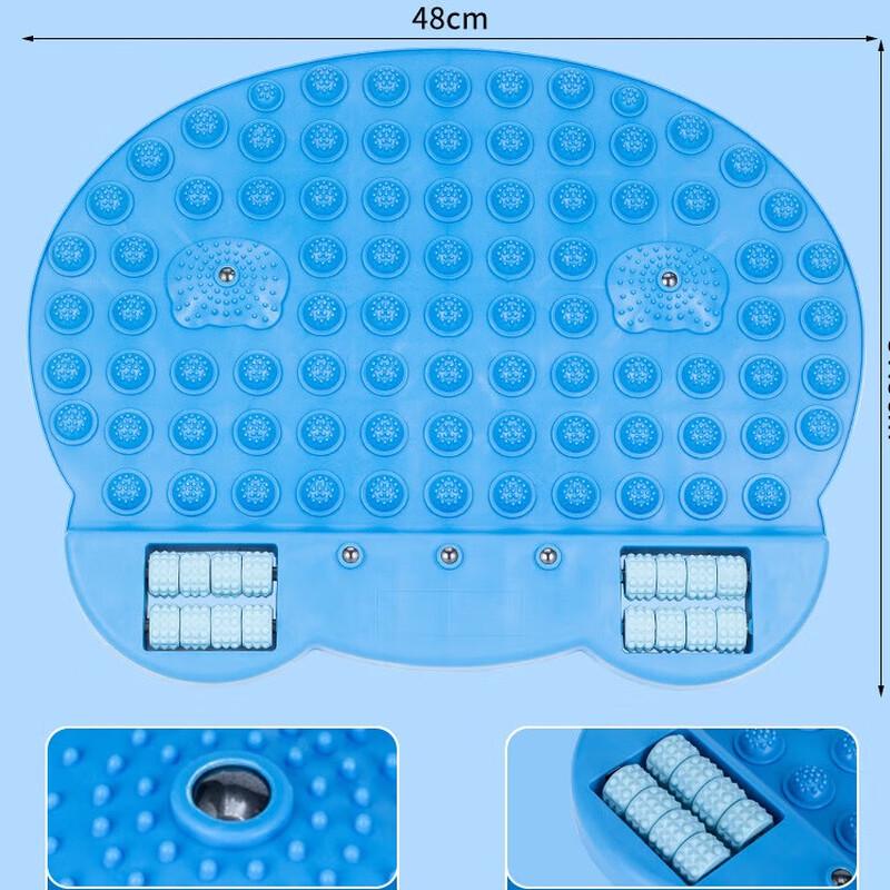 Acupressure Foot Massage Mat with Rollers
