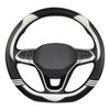D Shape Car Steering Wheel Cover For Nissan Rogue X-trail Kicks Rogue Sport Hybrid 2017 - 2022 Qashqai  - 2022 Sentra 2022
