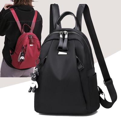 Mochila Feminina de Viagem de Moda Leve e de Alta Qualidade em Tecido Oxford