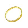 Gold-Plated Icy Bangle: Women's High-End Luxury Bracelet Accessory