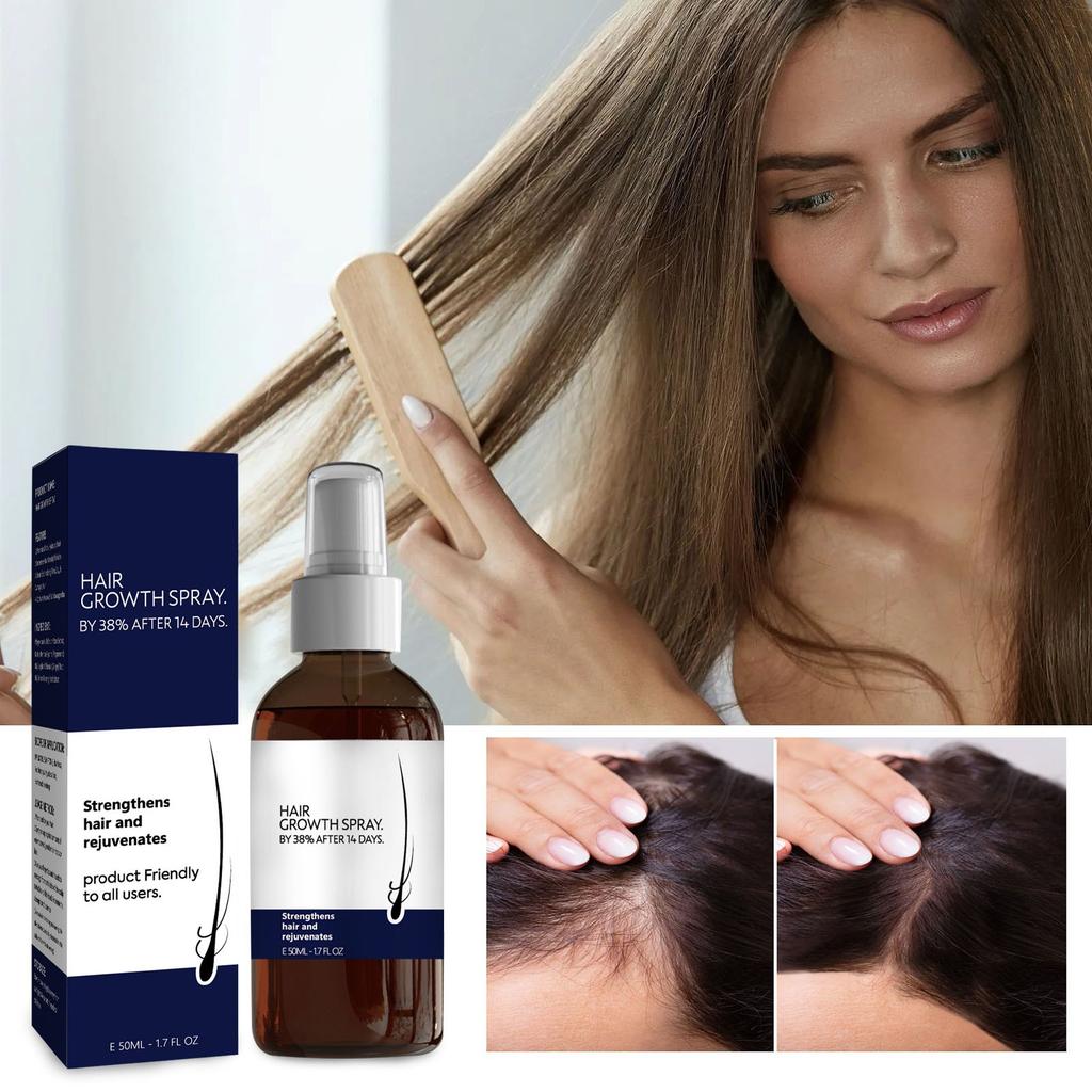 Spray do wzrostu włosów Nawilżający skórę głowy Włosy zniszczone Włosy mocne Włosy gęste Spray do wzrostu włosów(50 ml)