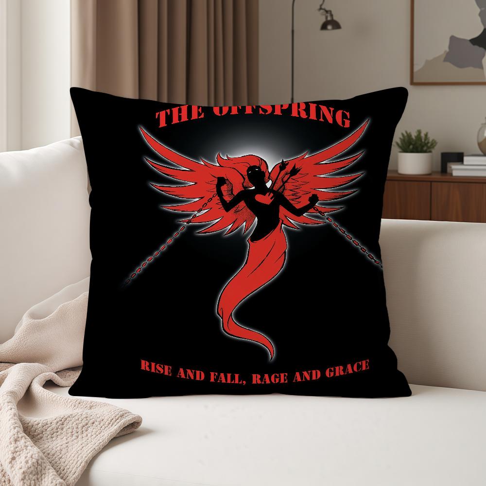 Rock Band The O-Offspring Pillow Case Suitable For Bedrooms Living Rooms Cars Home Decoration