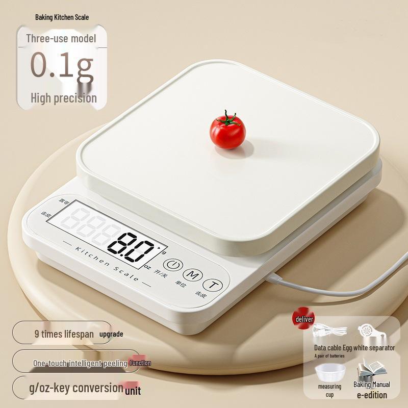 Accurate Electronic Kitchen Scale for Baking and Food Weighing
