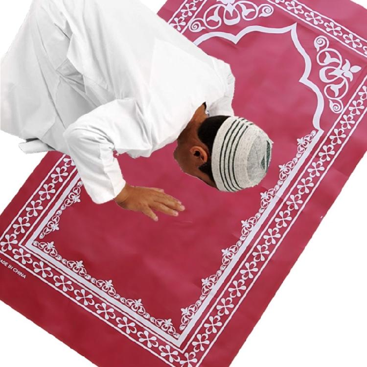 Islamitisch Gebedskleed Bloemenpatroon Lichtgewicht Moslims Biddend Kleed Comfortabel met Opbergtas Voor Langdurig Knielen