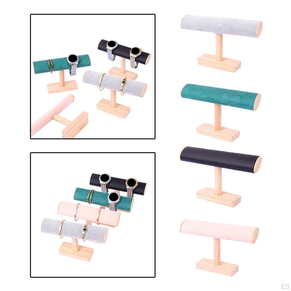 Wooden Bracelet Bangle Holder for Necklace Store Showcase