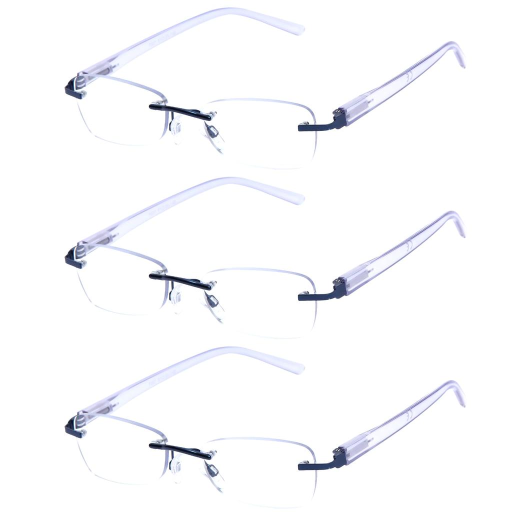 Reading Blue Light Resin Titanium A32 [KIHASU] Glasses, Blocking, Women's, Lenses, Alloy, Black, +2.0 Power,