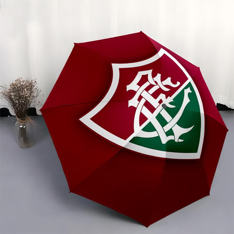 Flamengo, Badge Automatic Opening and Closing, 8 rib Structure Portable Umbrella, Suitable for Men and Women in All Seasons  Perfect Gift fo