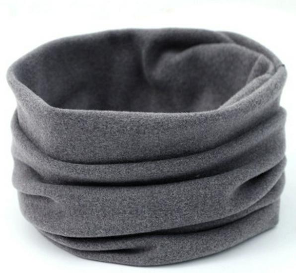 Autumn/Winter Fleece-Lined Neck Warmer - Windproof Sports Cycling Snood Pullover