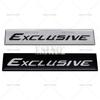 Car Styling New 3D Exclusive Metal Aliminium Glue Rear Trunk Fender Adhesive Badge Body Tailgate Displaceme Decorative Emblem
