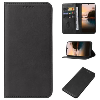 Etui na telefon ze skóry z zapięciem magnetycznym