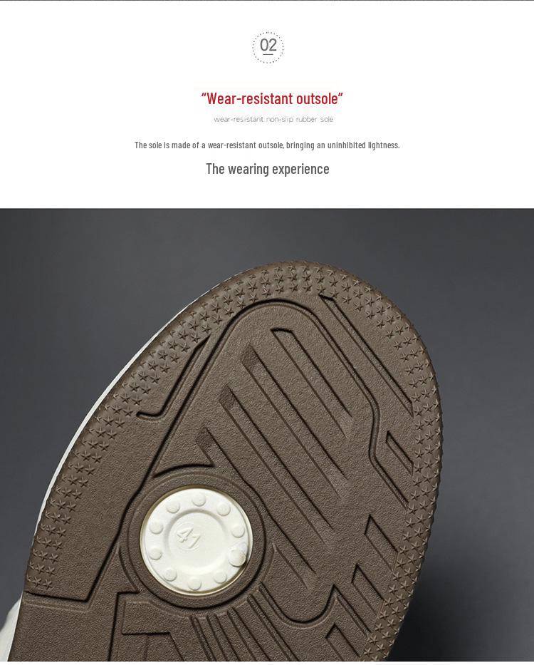 2025 New Men's Breathable White Korean Style Trendy Sneakers - Versatile Sports & Casual Skate Shoes