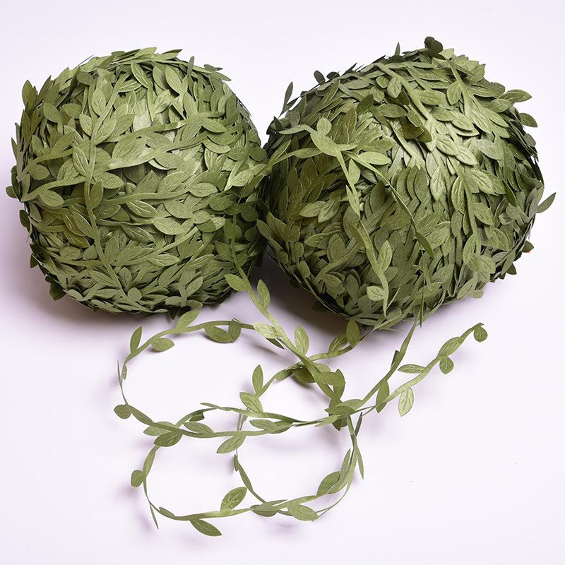Artificial Leaves & Rattan Accessories: Creeper Vines, Fake Leaves, Willow Greenery, Pipe Ceiling, Faux Flowers.