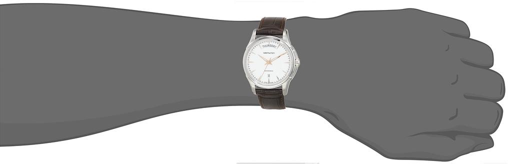 Hamilton Jazzmaster Day Date Men's Watch with White Dial (H32505511) - Officially Guaranteed [Imported]