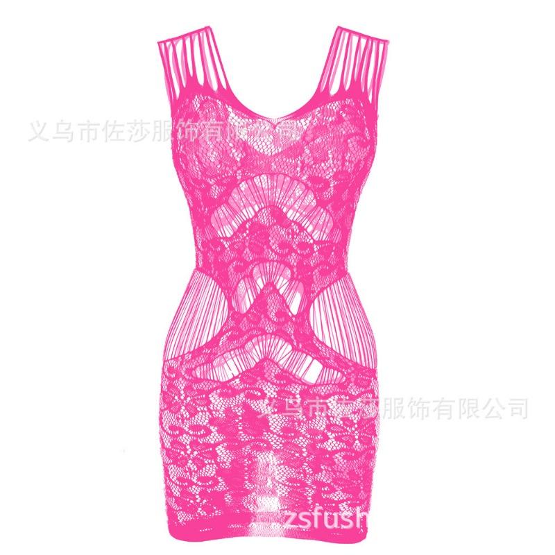Sex Clothes, Suspenders, Mesh Clothes, Tight Body, Hollow Hip Skirt, Large Size.