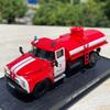 Diecast 1:57 Scale 1969 Camion Citerne ZlL 130 Soviet Alloy Fire Engine Car Model Boy Holiday Gifts Toy Collection Static Show