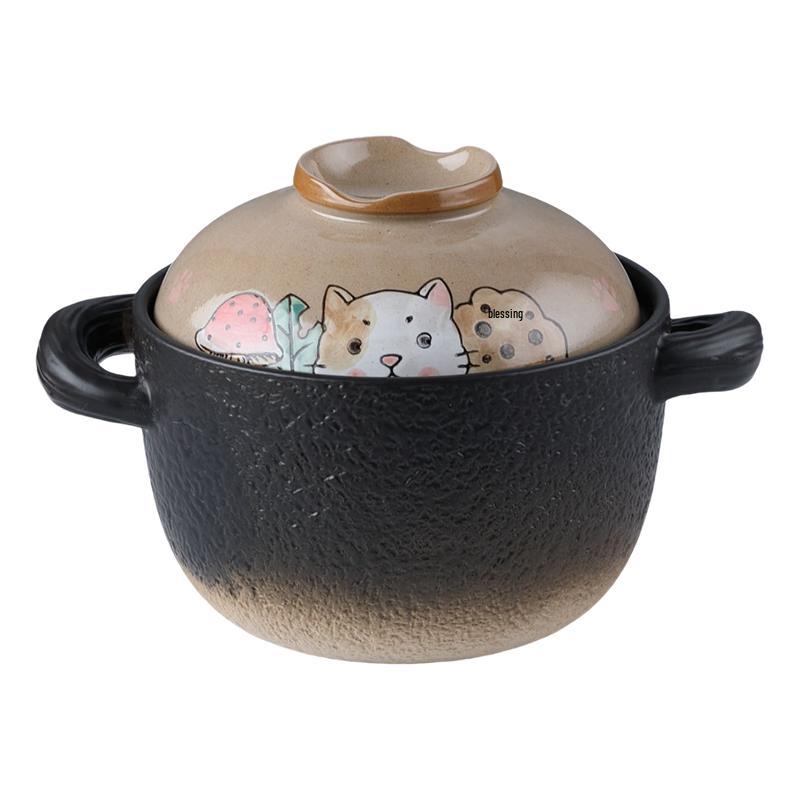 MAXCOOK Ceramic Casserole Stew Pot