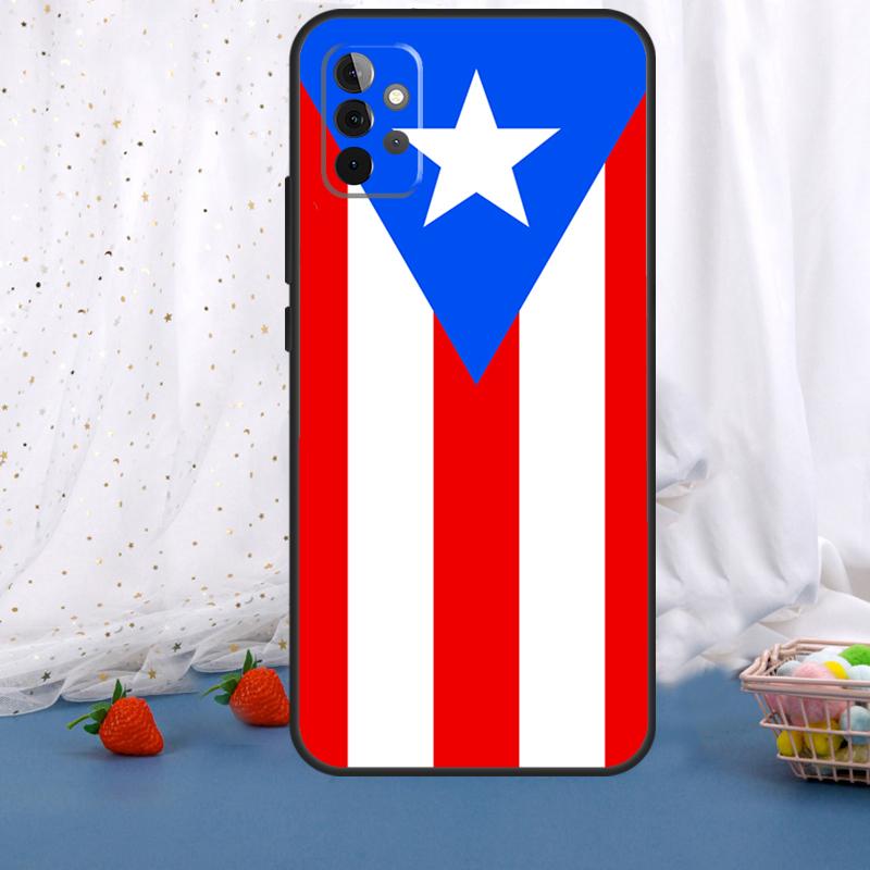 Puerto Rico Flag For Samsung Galaxy A15 A55 A35 A53 A33 A13 A36 A56 A26 A16 A22 A32 A52 A54 A34 A05 A06 Case