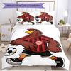 3pcs Duvet Cover Set (1*Duvet Cover + 2*Pillowcase, Without Core), Eintracht Frankfurt Print Soft All‑Season Bedding Set, Home Bedroom Decor Gift