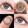 FUNSACHY 1 Pair Green Contact Lenses for Eyes Natural Colored Contact Blue Eyes Lenses Korean Contacts Lenses Yearly Gray Pupil
