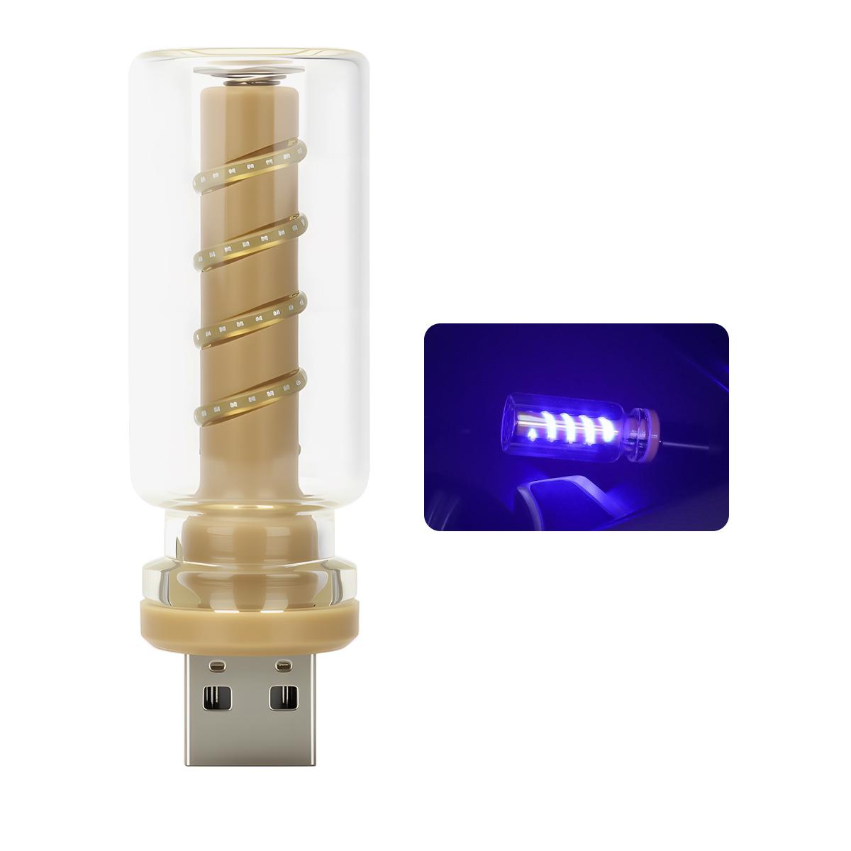 

1x USB Touch Control Car LED Light Atmosphere Light Bulb Incandescent Lamp LED Filament Bedroom Night Decoration Plug Play синий