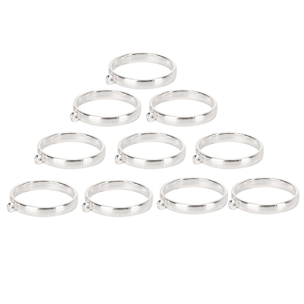10PCS Round Hollow Frame Pendants for   Jewelry Making Findings Crafting Supplies