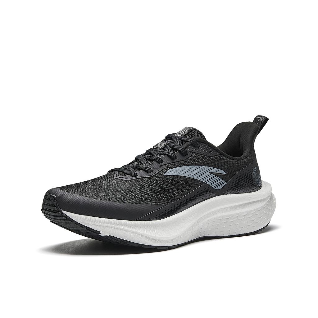 Anta Mach 6SE 3D Imitation Nail Sole Lightweight Comfortable Breathable Low-Top Running Shoes Men Sneaker Black Gray 112625582-7