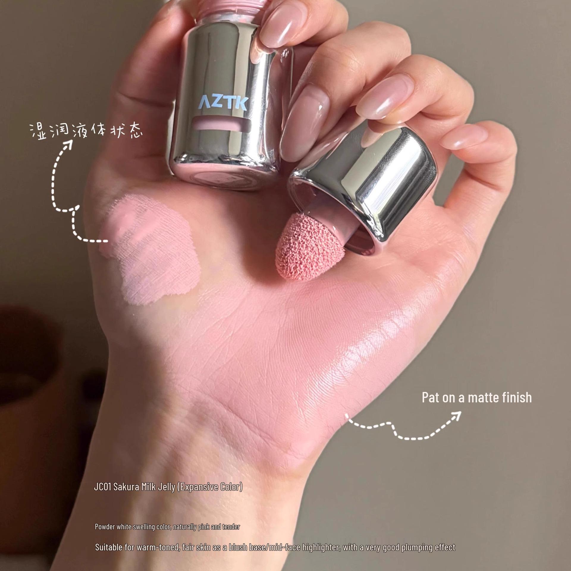 

AZTK Жидкие матовые румяна и бронзер для контуринга и хайлайтинга в синих и фиолетовых оттенках