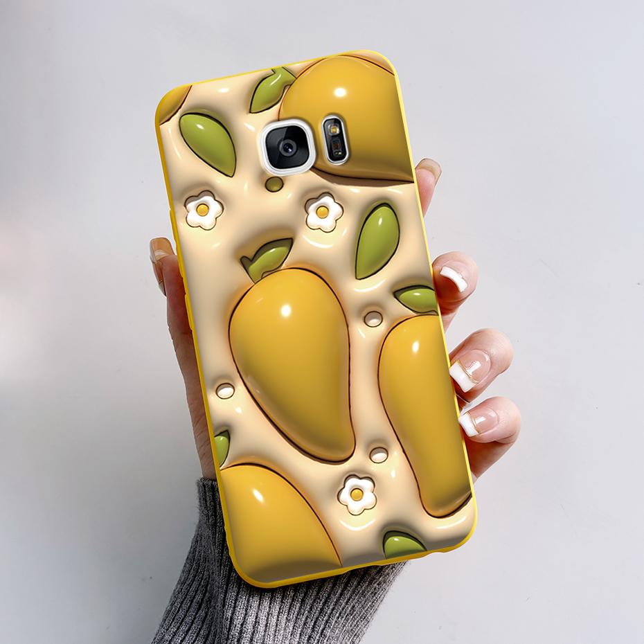 Per Samsung S7 Edge Custodia Galaxy S7 Fundas Cover Morbido Silicone Protettivo Custodia per Telefono Per Samsung Galaxy S6 S6 edge Coque Bumper
