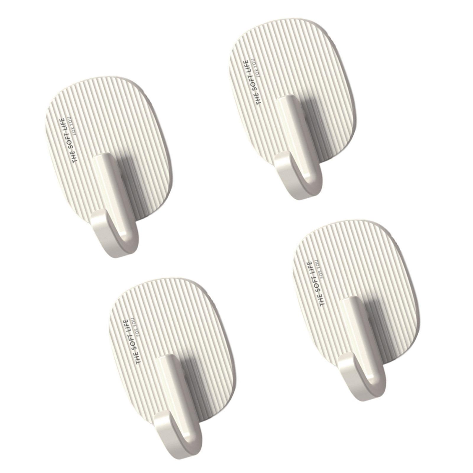 

Самоклеящийся настенный крючок без повреждений, портативный, без гвоздей, вешалки для картин, водонепроницаемый, многоразовый для дома и офиса белый