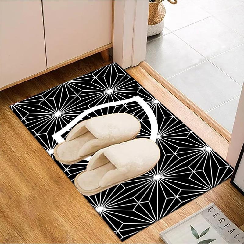 Botafogo Football Club Printed Office Carpet Chair Cushion Entryway Rug, Rugs for Living Room, Bedroom Christmas gifts